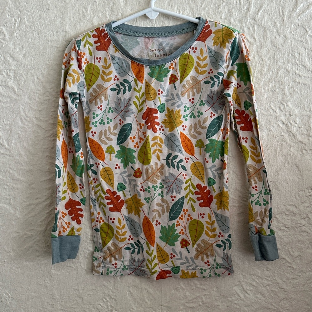 Little Sleepies Changing Leaves Bamboo Pajama Top Sleep 4T Girls Boys